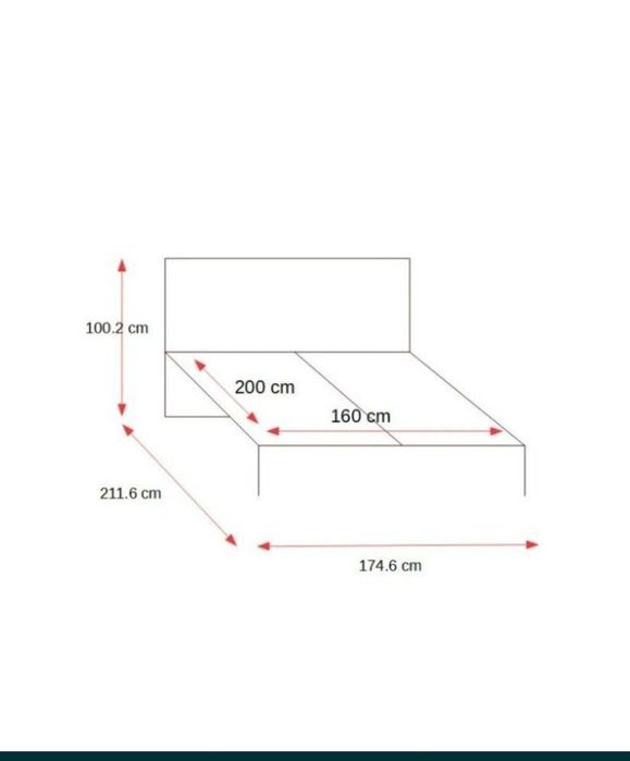 cadru pat Saigon Charcoal naturlich 160 x 200 Cm dormitor lemn elegant