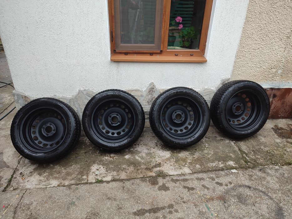 Метални джанти 4по108, всесезонни гуми М+S, Фулда  205/55/16