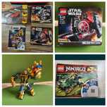 Lego-5 бр.:Ninjago, Star wars,Marvel Avengers, Creator