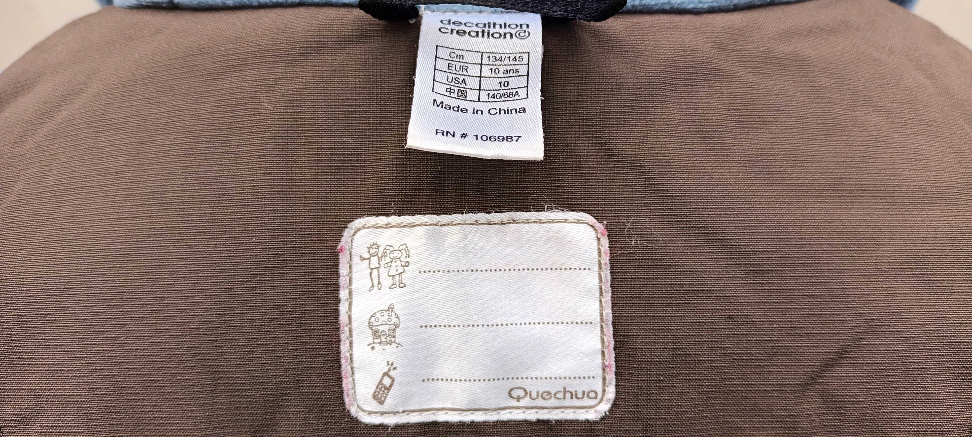 Quechua Brown | geaca outdoor mar. 135 - 140 cm | 10 - 11 ani