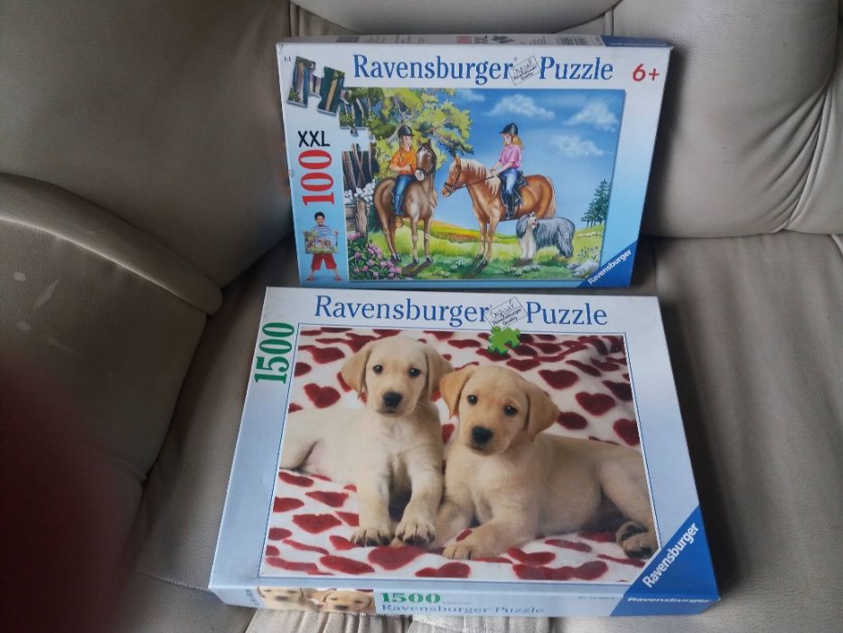 Оригинални пъзели 2 броя Ravensburger puzzle