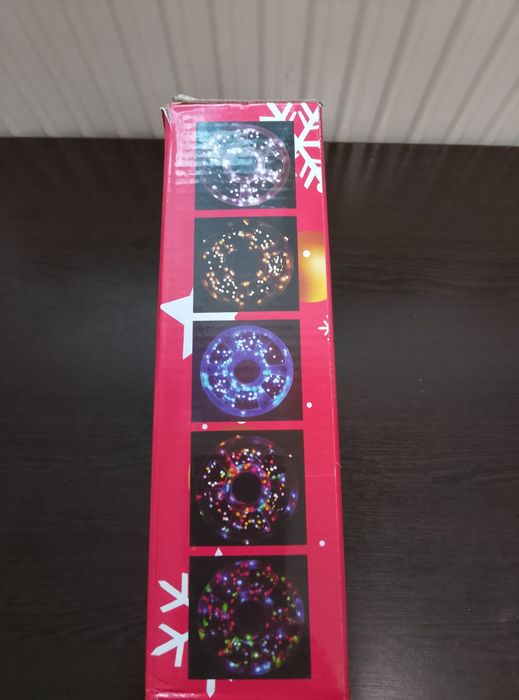 Instalație multicolor de exterior ghirlandă