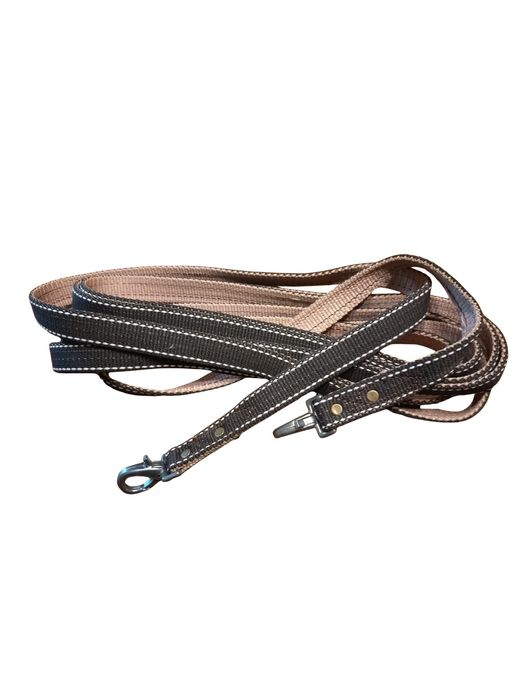 Поводи за кон естествена кожа, бланк, хром - различни дължини