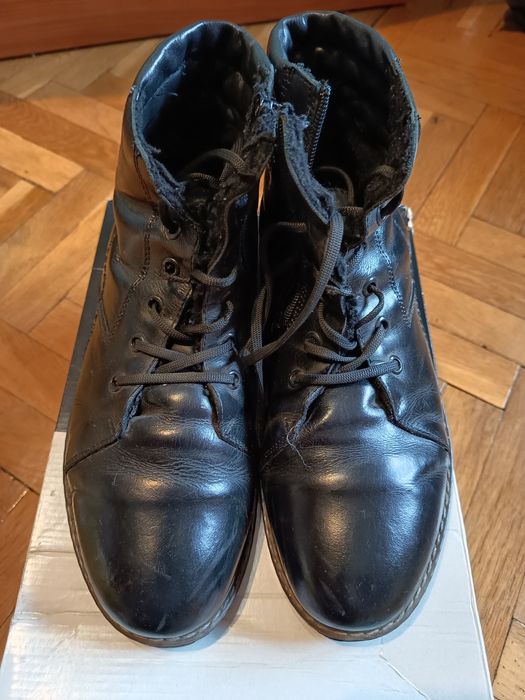 Мъжки боти от естествена кожа (набук)