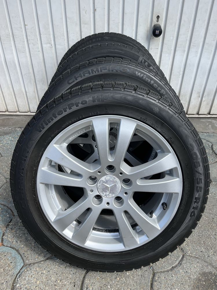 Jante 5x112mm, 205/55 R16 Mercedes Clasa A, B, C, VW, Audi, Seat Skoda