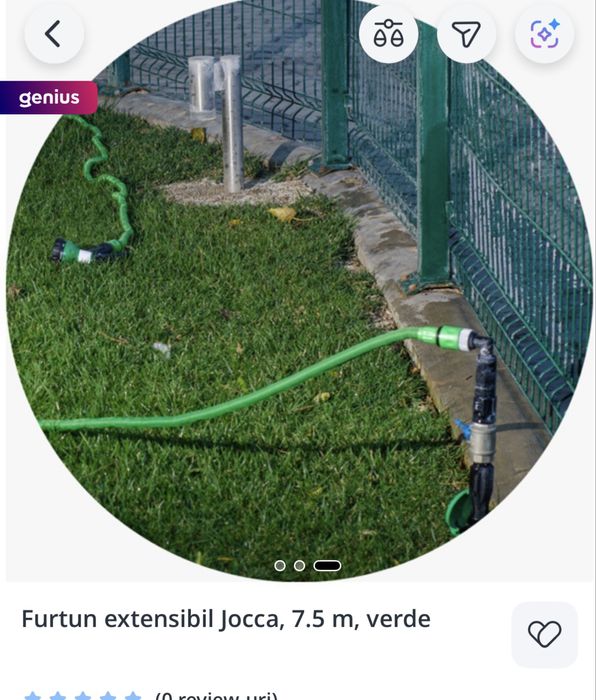Furtun extensibil 30 m + pistol pt stopit gradina