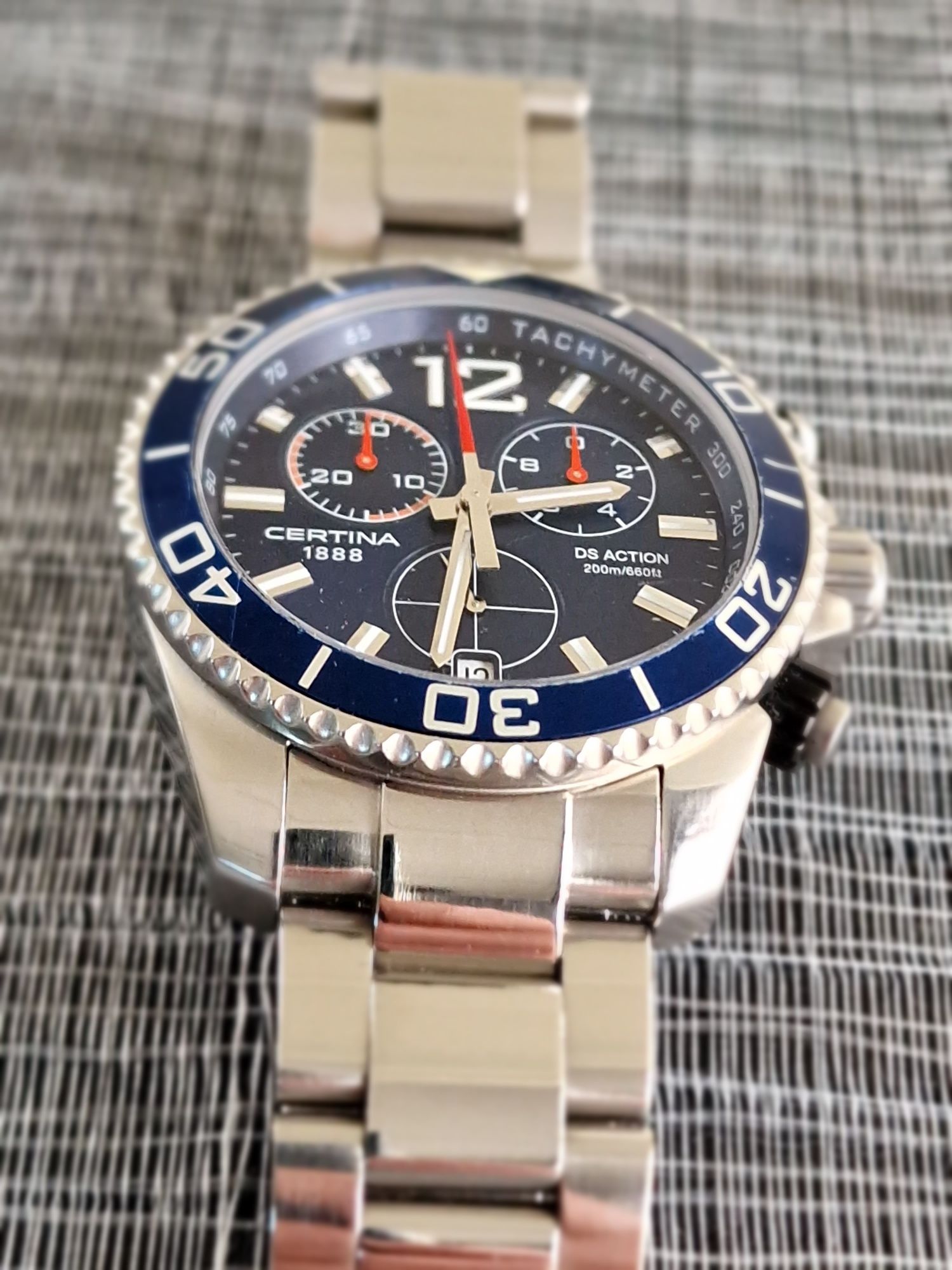 Часовник Certina DS Action chronograph blue