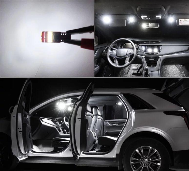 LED крушки СЕТ VW Golf 2 3 4 5 6 7 V lV голф интериор xenon плафон gti