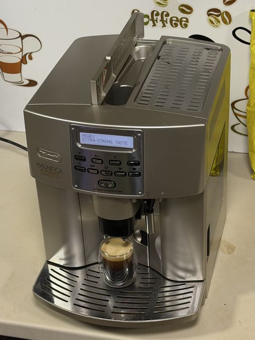 Кафемашина кафе автомат delonghi automatic с гаранция