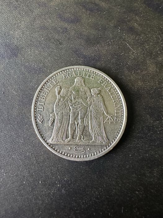 Monedă argint 0.835, 10 francs 1965