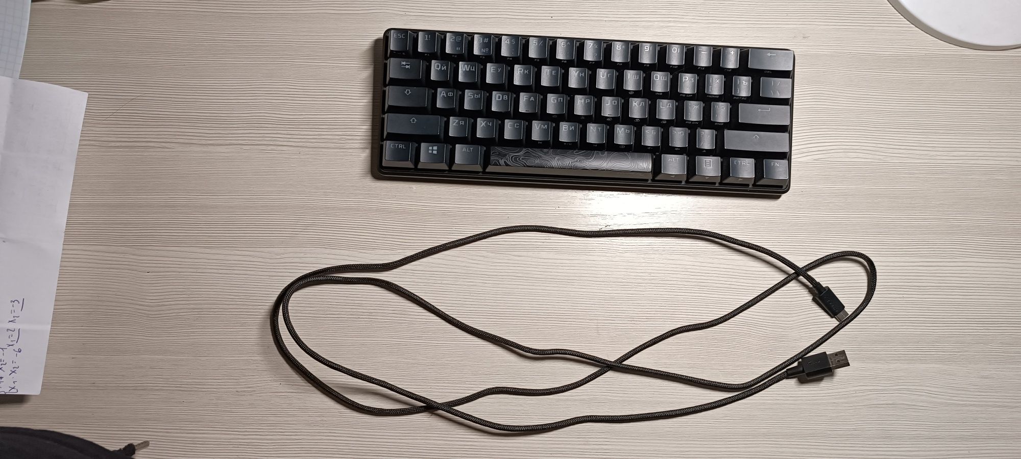 Клавиатура HyperX Alloy Origins 60 с проблемой клавиш