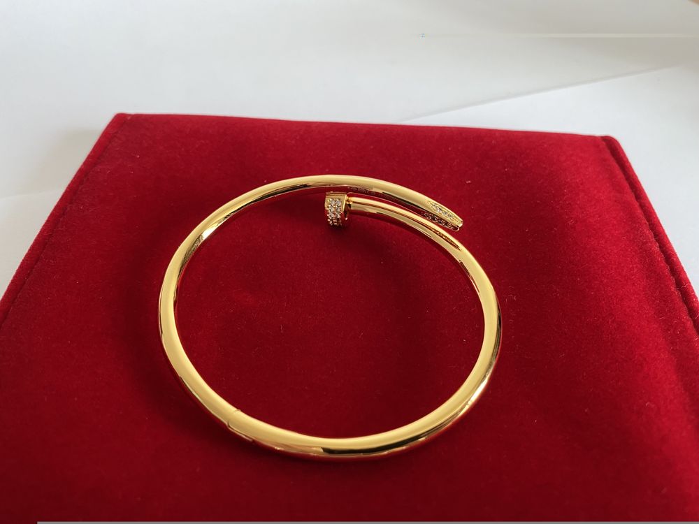 Brățară Cartier Juste un Clou 17 aur 23K cu diamante