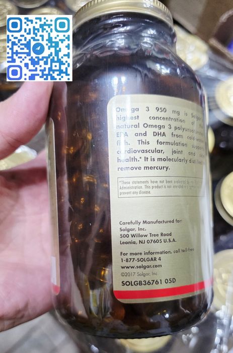 ДОСТАВКИ НЕТ Solgar Omega3 950, 100шт 390000 Made in USA