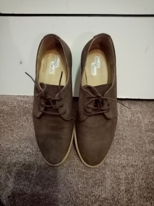 Pantofi dama piele naturala intoarsa