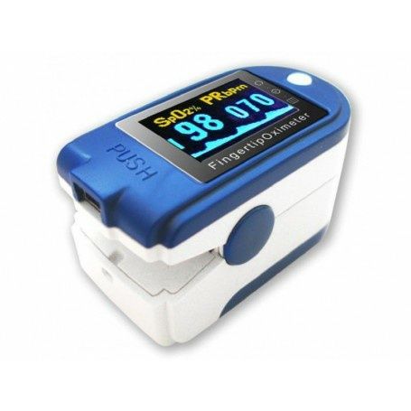 Pulsoximetru masurare saturatie oxigen si puls cu alarma, inregistrare