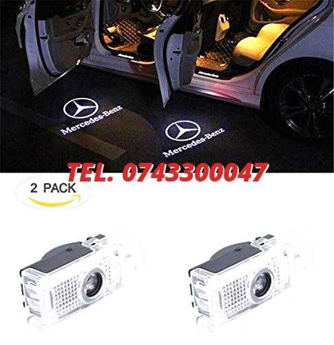 Proiectoare Logo Mercedes Portiera  Led Laser emblema sigla Holog