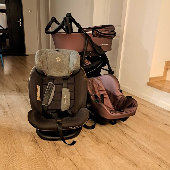 Carucior copii Krausman si scaun  auto coccolle