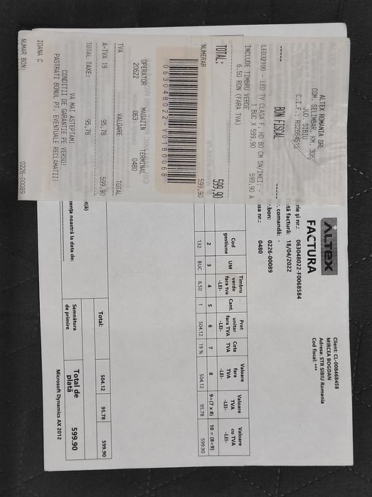 Vând tv Teletech 81 cm non-smart