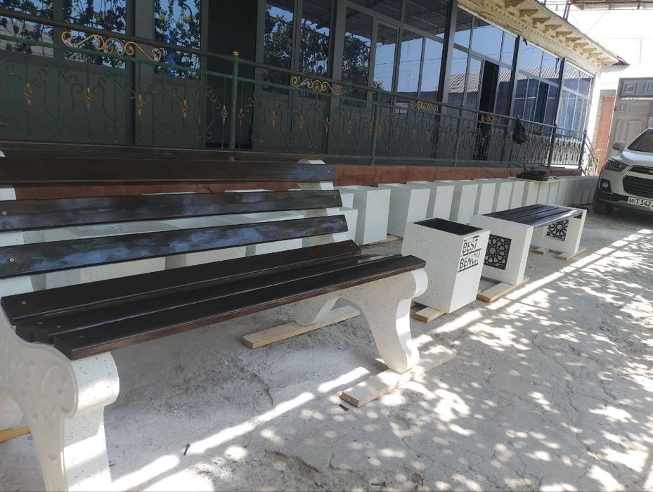 Бетон скамейкалар