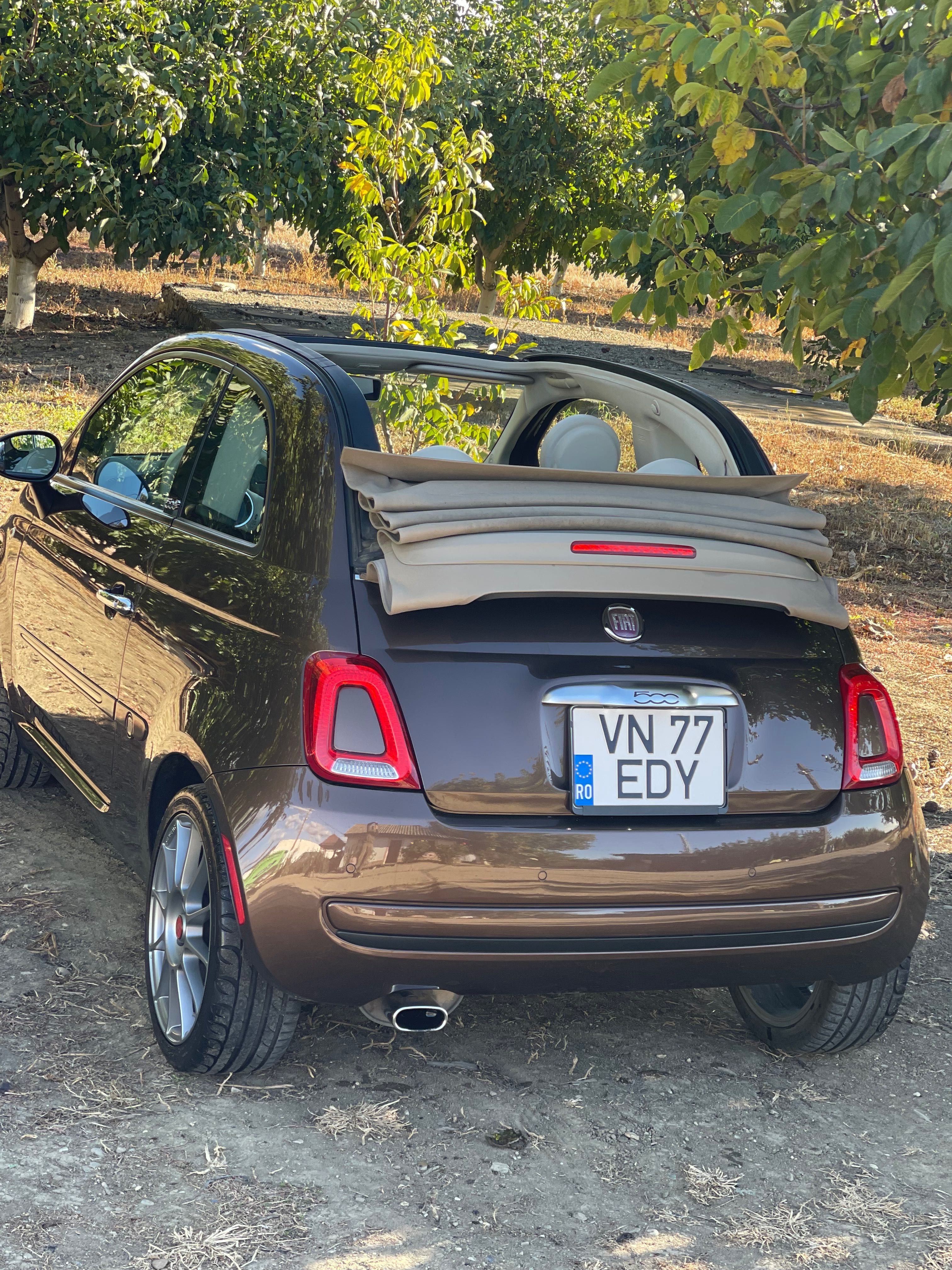 PT PRETENȚIOȘI !!!  FIAT 500 Cabrio, model deosebit !!!