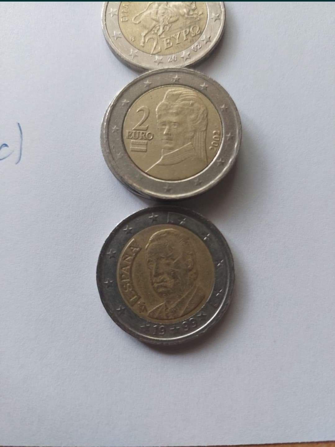 Monede 2 euro vând