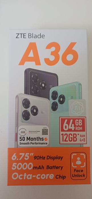 Продам  ZTE Blade A36 Новый