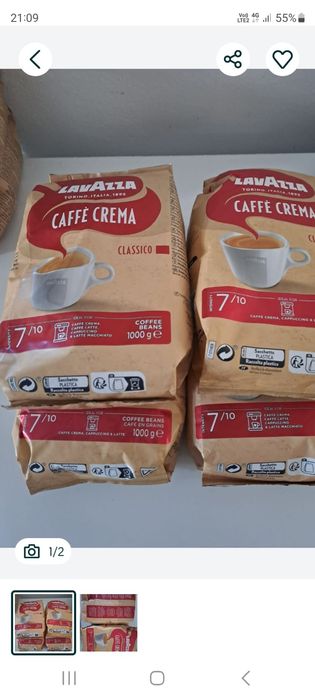 Cafea   lavazza  boabe