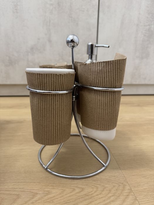 Suport baie decorativ periute pasta