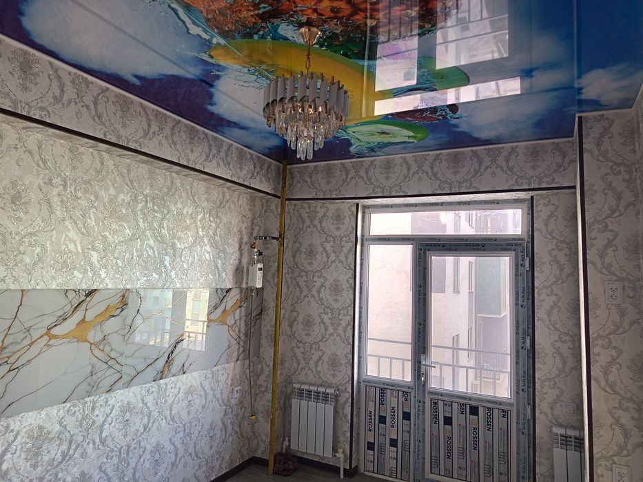 Урганч ситида янги ремонт булган квартира сотилади хали яшалмаган