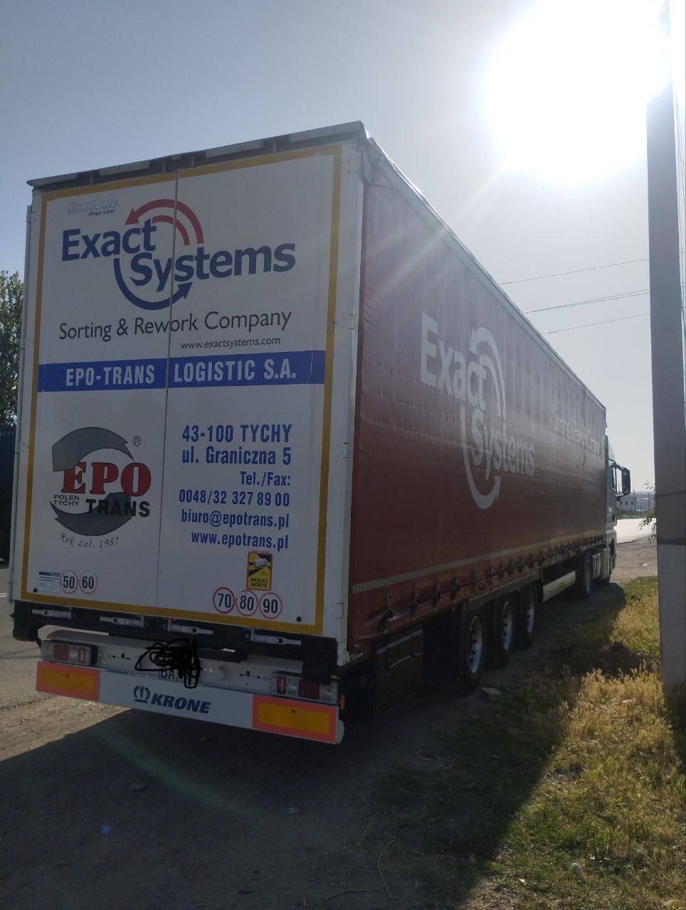 MAN TGX EURO 6 + KRONE прицеп Сотилади