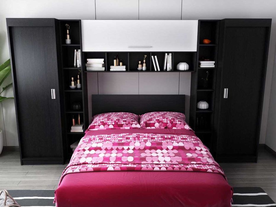 Set Dormitor Bingo 2.99m cu pat incadrat