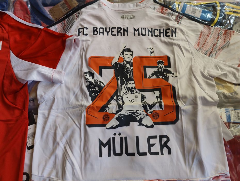 Футболни тениски Bayern Munchen 2025/2026 Thomas Muller принт 2025/26