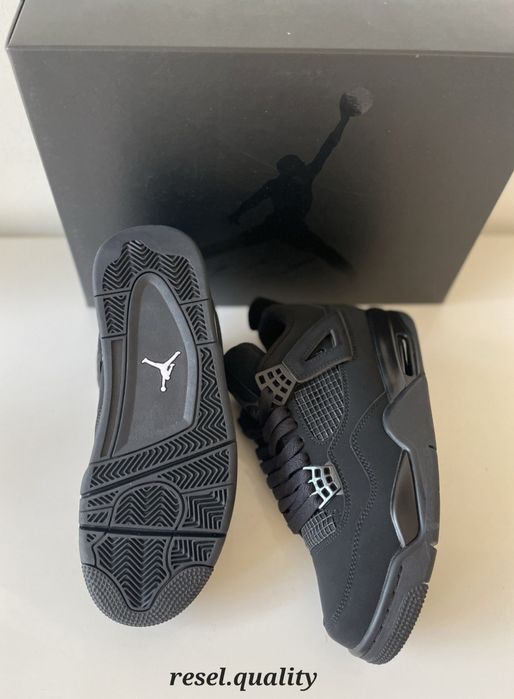 Jordan 4 Black Cat 41,Negru , Noi in Cutie