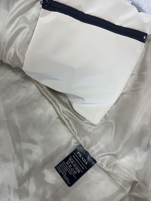 Prada бяла зимно яке