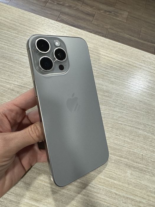 iPhone 15 Pro Max, 256GB, 5G, Natural Titanium, Bateria 98%!