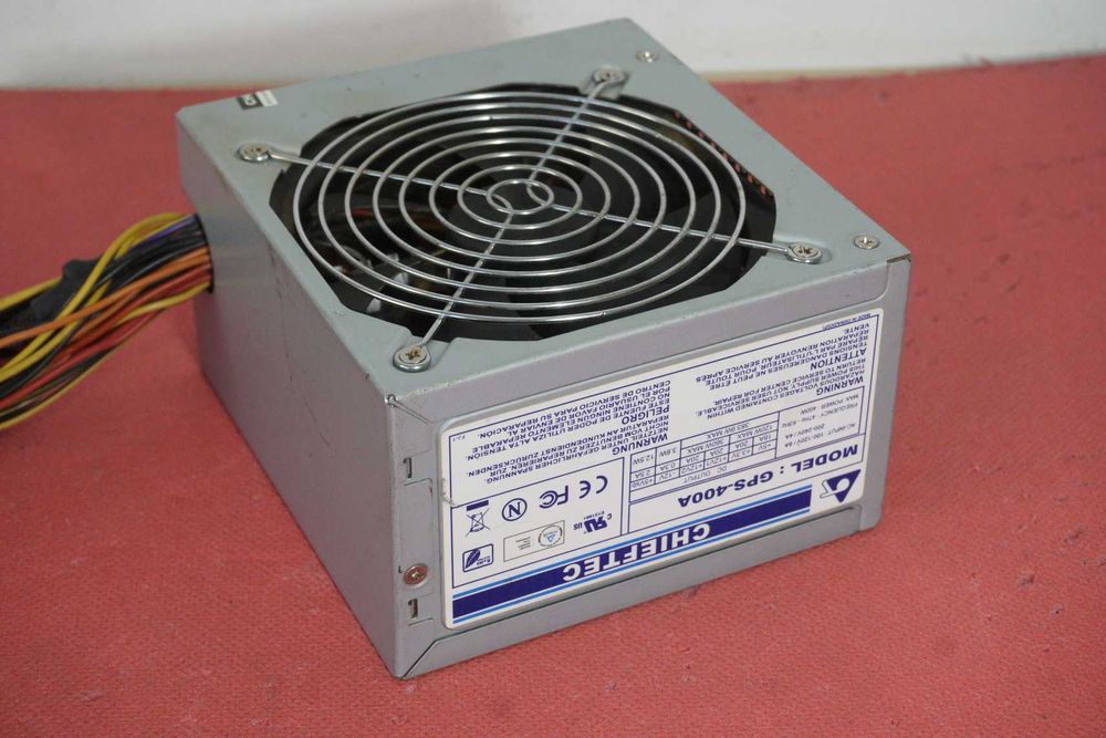 Захранване PSU 400W Chieftec - PCIe 6pin + CPU 8pin/ Вкл.ДДС