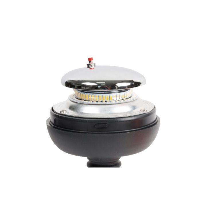 Girofar auto Automax 12V/ 24V, orange cu bec LED, fixare pe suport, 45 Led-uri, R10, R65