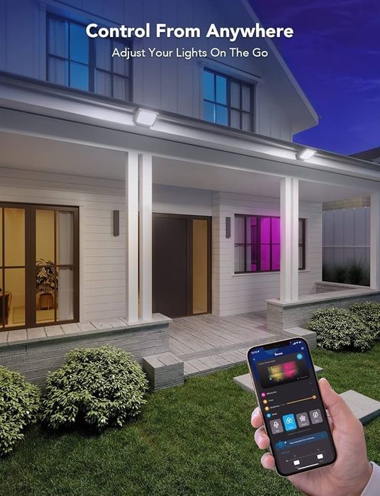 WiFi RGBICWW LED Външни Прожектори Govee Flood Lights – 4бр Комплект