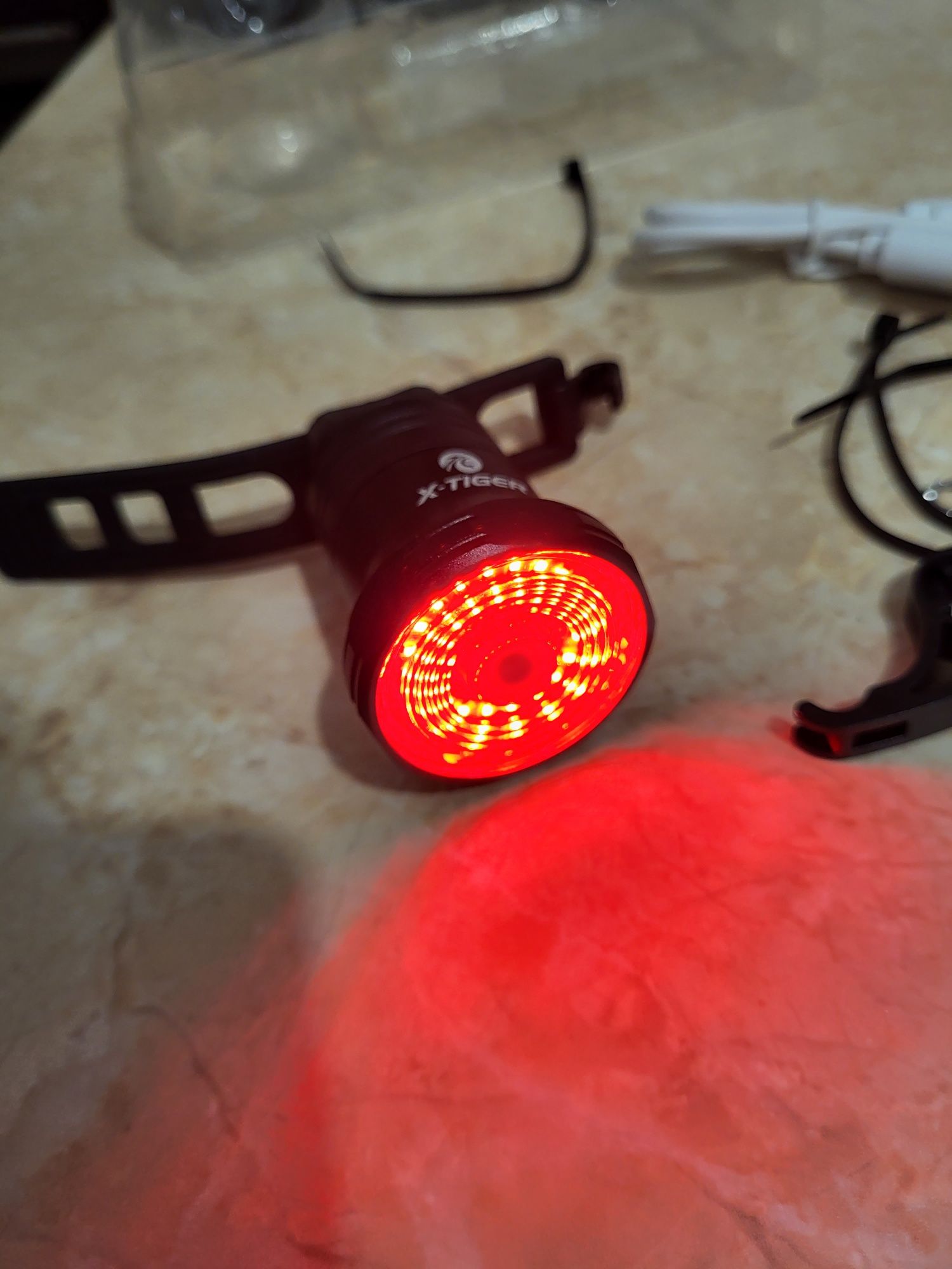 Stop bicicleta spate led rosu