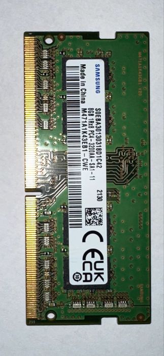 Memorie Laptop 8GB Samsung SO-dimm DDR4