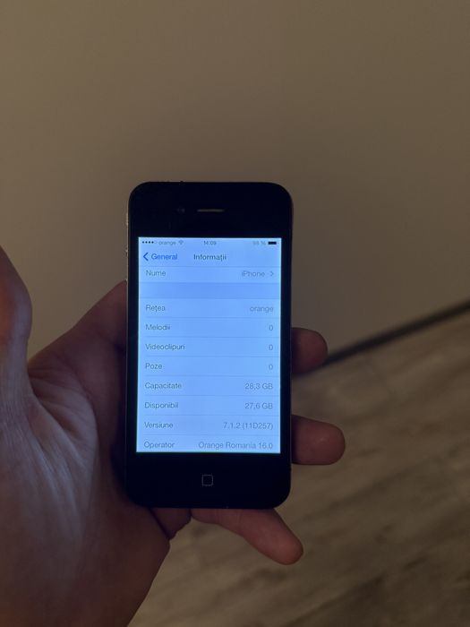 iPhone 4 Black iOS 7.1.2 32GB