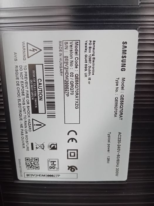 Телевизор Samsung Smart Qled 4K 55 инча