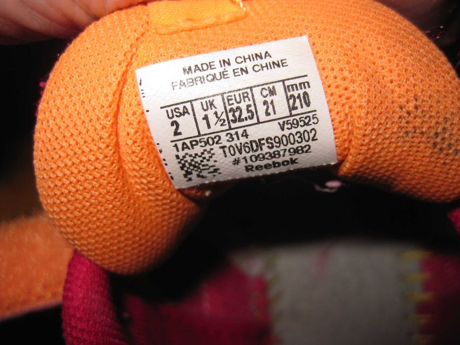 Маратонки Reebok – номер 34!