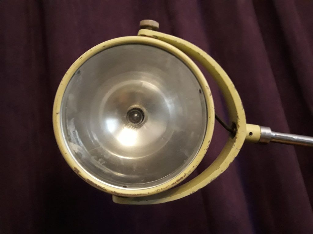 Lampa medicala / industriala, metalica, vintage / Old medical lamp