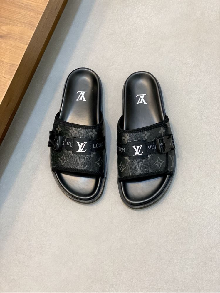 Slapi Louis Vuitton , noi , premium , 42
