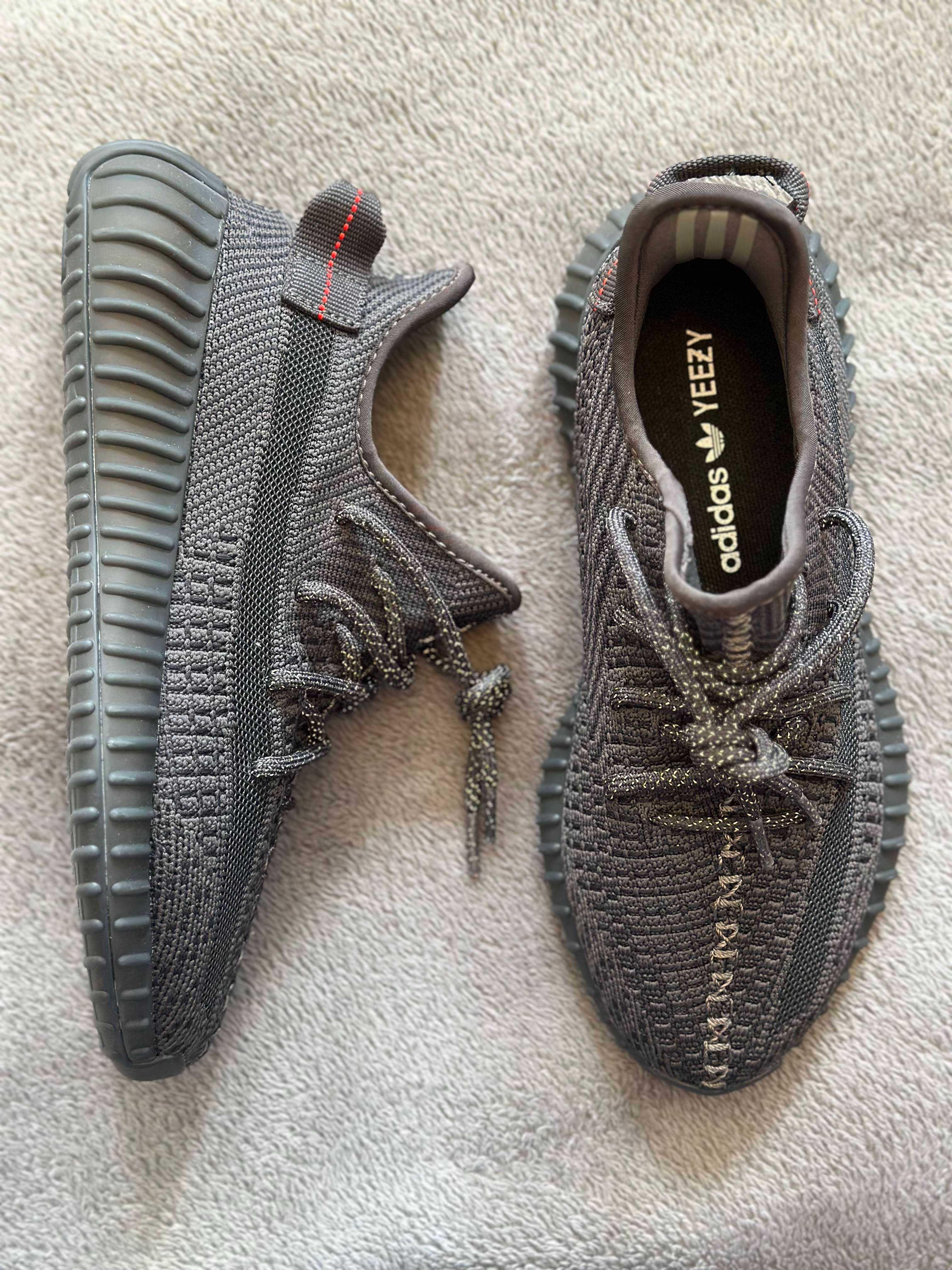 Yeezy Boost 350 V2 Static Black / calitate premium / 42-44/ Negru