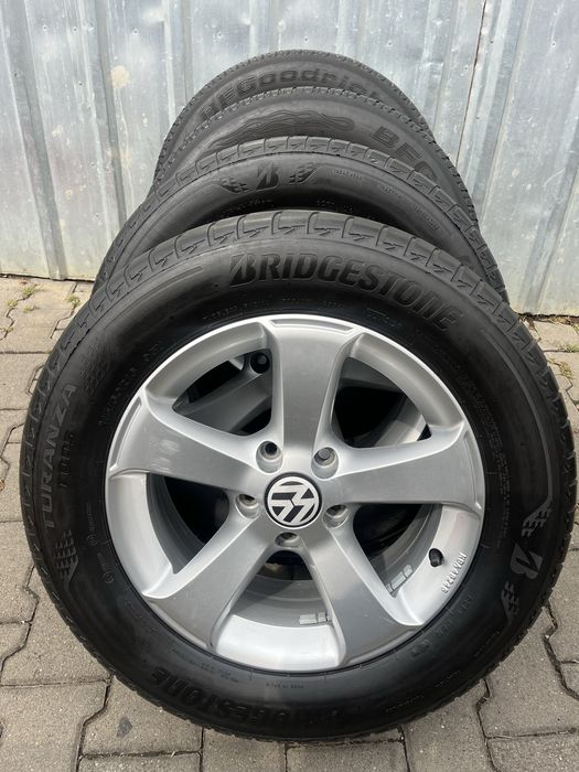 Jante aliaj 5x112mm, anvelope 215/60 R16, VW Sharan, Passat, Tiguan