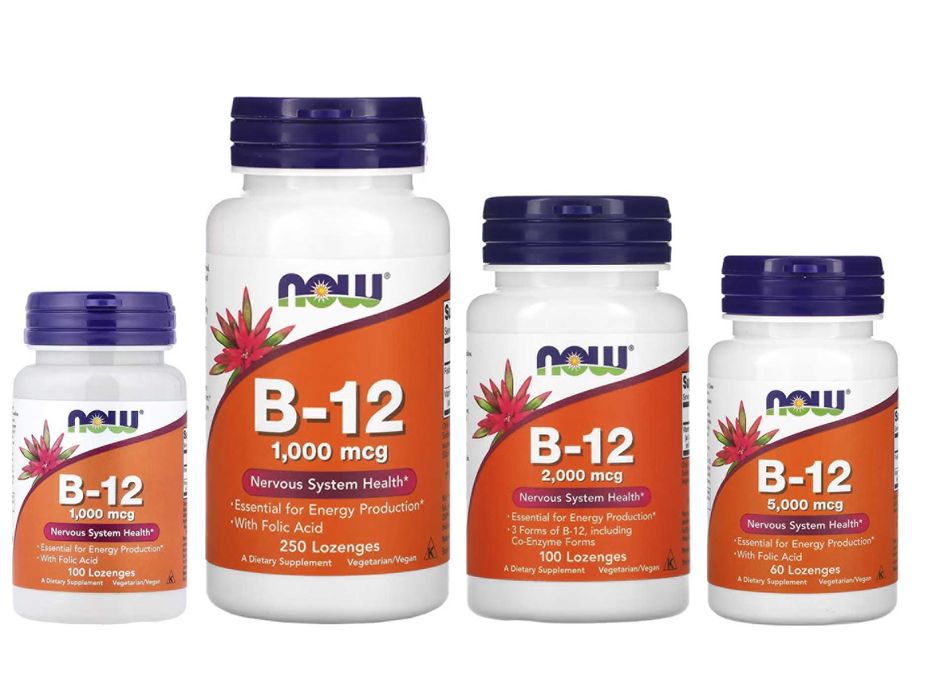 NOW Foods витамин B12 Б12 B-12 B12