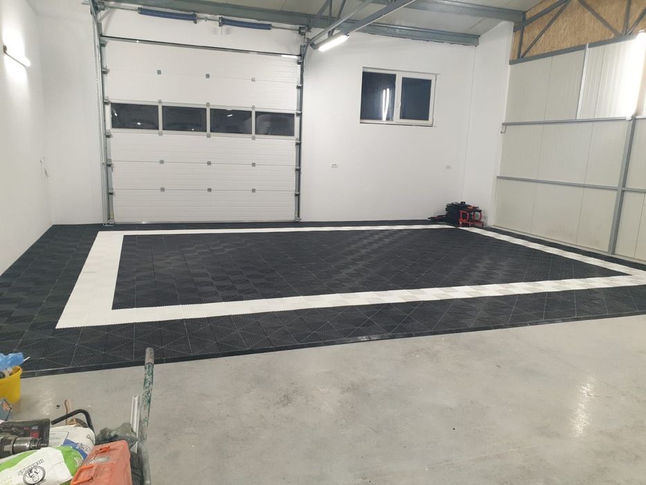 Pardoseala Modulara pentru Garaj si Ateliere Detailing - Alb