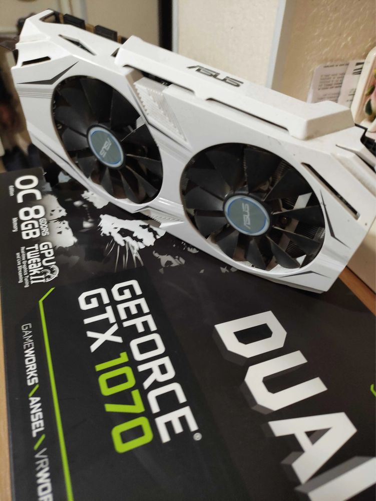 Видеокарта Gtx 1070 asus dual